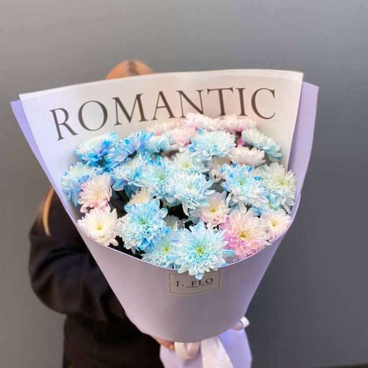 Букет кустовых хризантем в Новосибирске