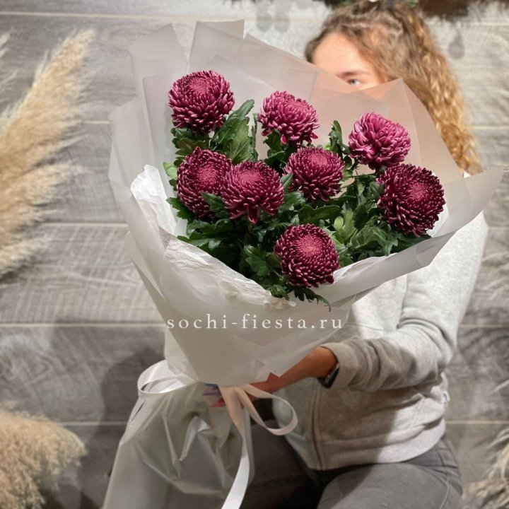 Хризантемы Бигуди в Новосибирске