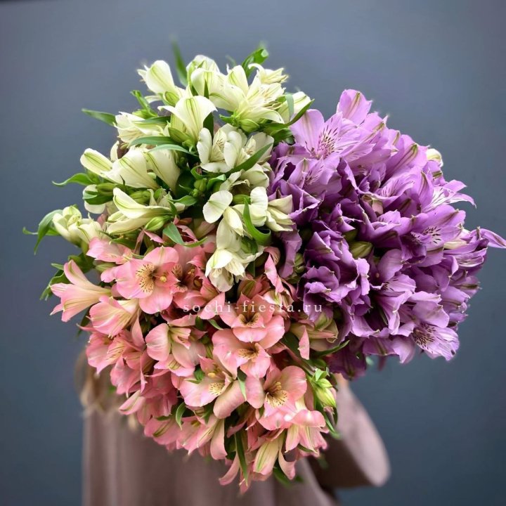 Охапка Альстромерии в Новосибирске