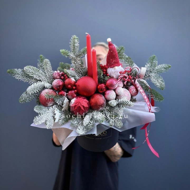 Композиция "Мери крисмас ред" в Новосибирске