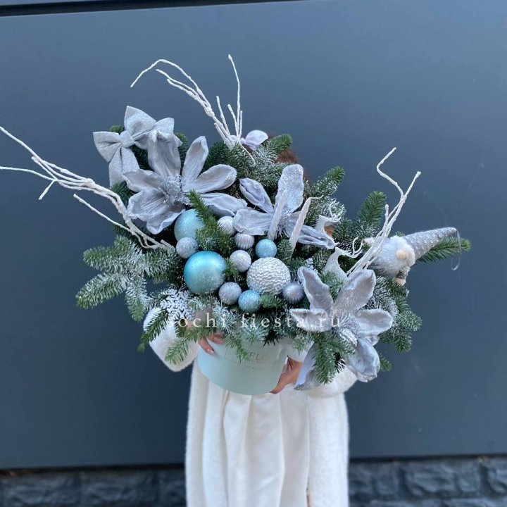 Композиция "Снежный цветок" в Новосибирске