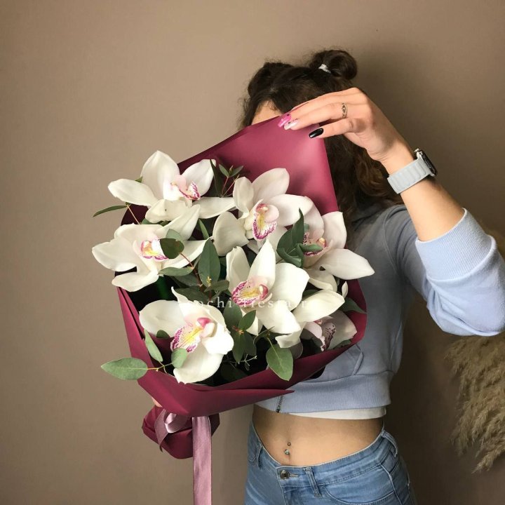 Букет орхидей №1 в Новосибирске