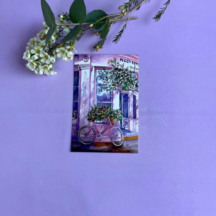 Открытка к букету "Розовый" в Новосибирске