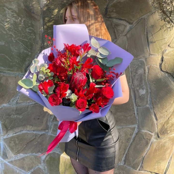 Букет c протеей "Алиса" в Новосибирске