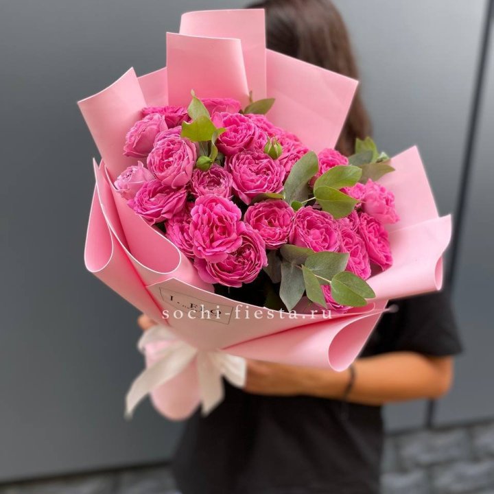 Пионовидные розы мисти баблс N.2 в Новосибирске