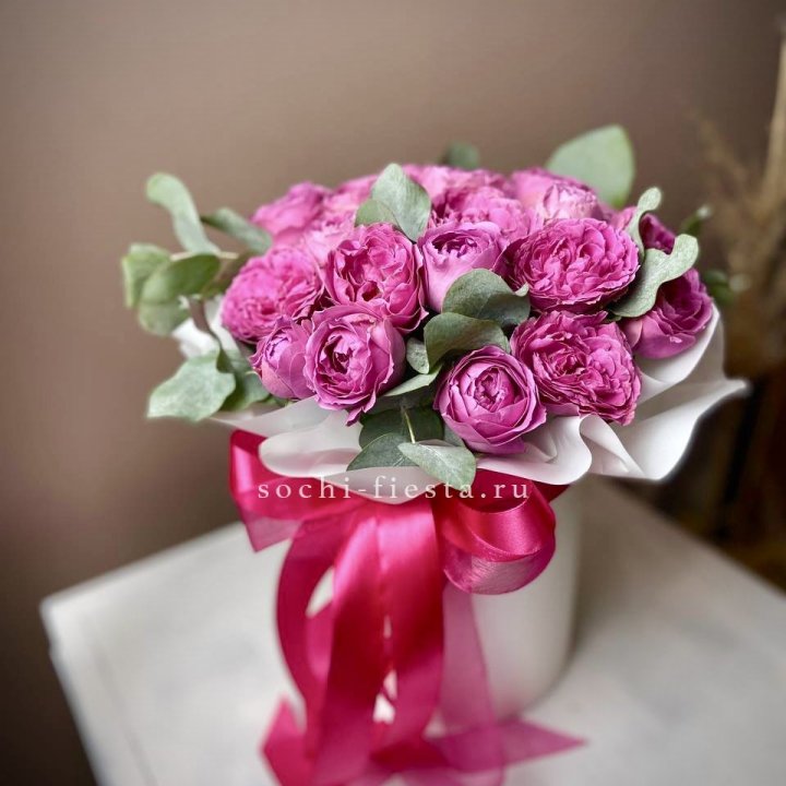 Розы Мисти баблс 7 веточек в Новосибирске