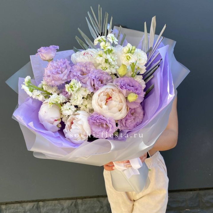  Букет "Лавандовое мороженое" в Новосибирске