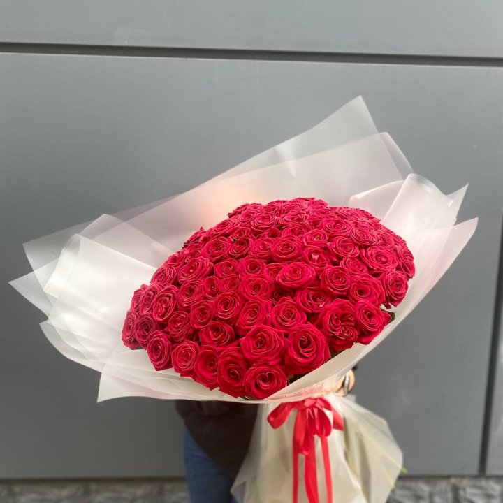 101 высокая роза в Новосибирске