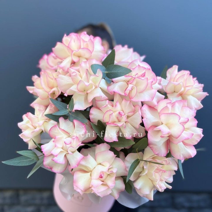 15 Французских роз Джумилия в боксе в Новосибирске