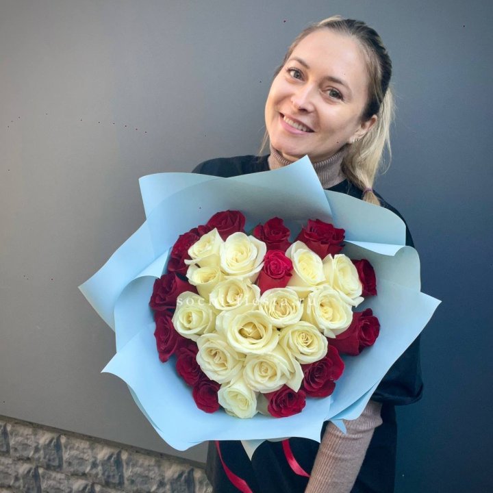 27 роз "Сердце" в Новосибирске