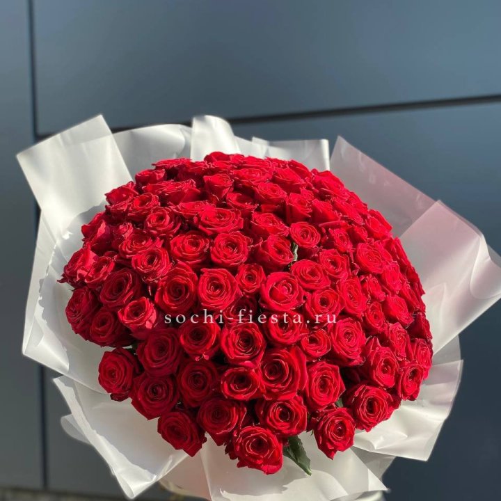 101 высокая роза в Новосибирске