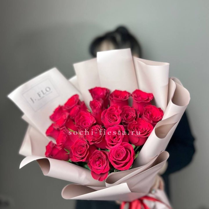 21 красная роза  в Новосибирске