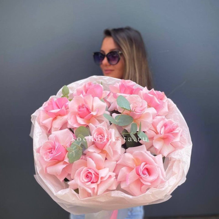 Букет роз "Минифу" в Новосибирске