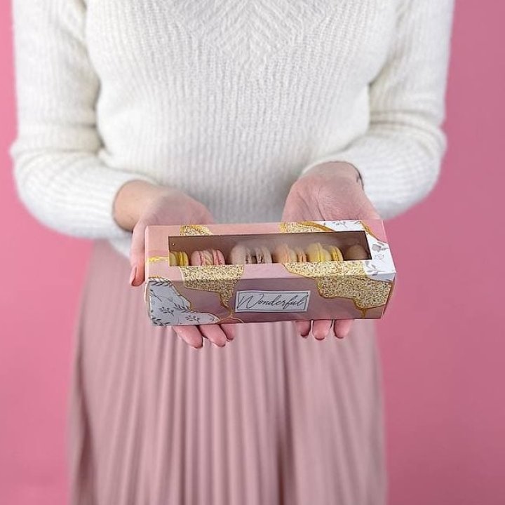 Коробка макаронс 5 шт. в Новосибирске