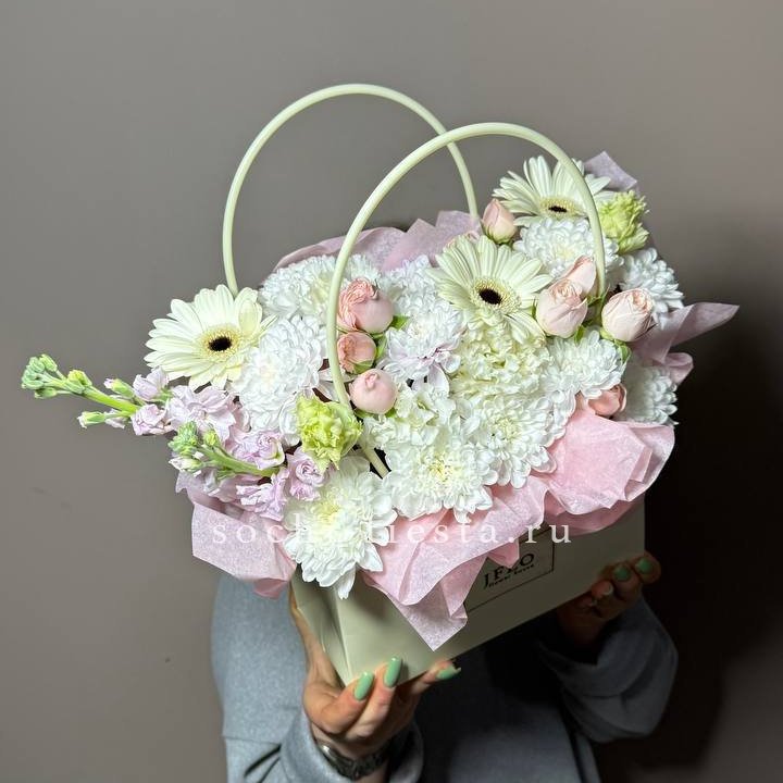 Сумочка "Белый рассвет" в Новосибирске