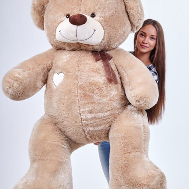 Бурый плюшевый мишка большой в Новосибирске