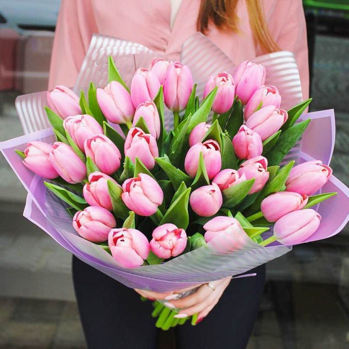 25 тюльпанов "Айс крем" в Новосибирске