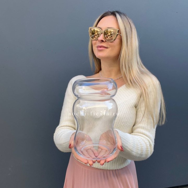 Стеклянная ваза №1 в Новосибирске