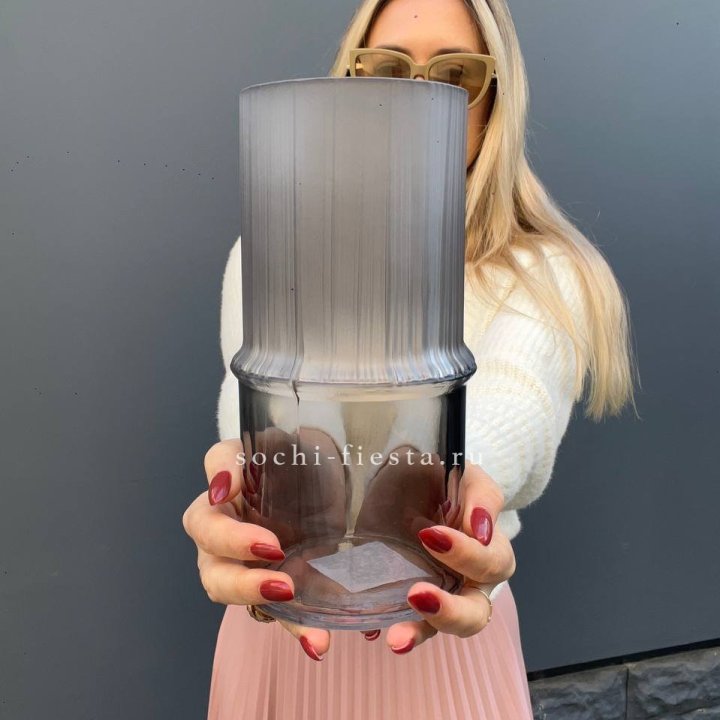 Стеклянная ваза №3 в Новосибирске